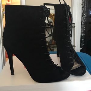 Black Kim K-inspired booties