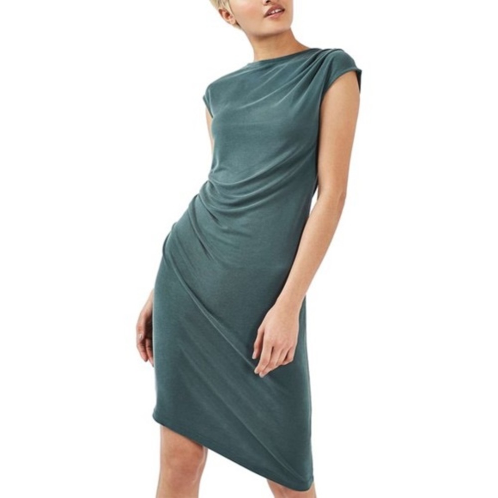 (NWT) Topshop draped midi dress