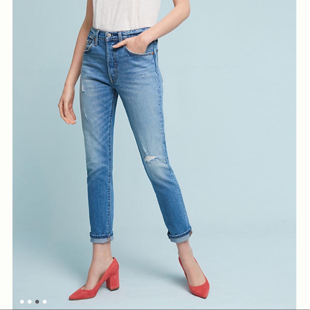 Anthropologie Levi's 501 amid-Rise Straight