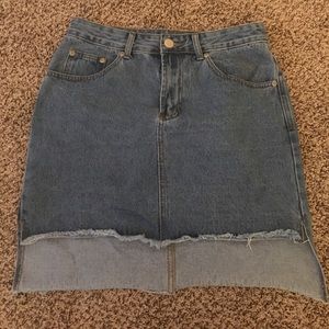 Denim skirt
