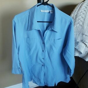 Dress Barn blue button down!