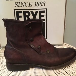 Frye booties brown size 8.5