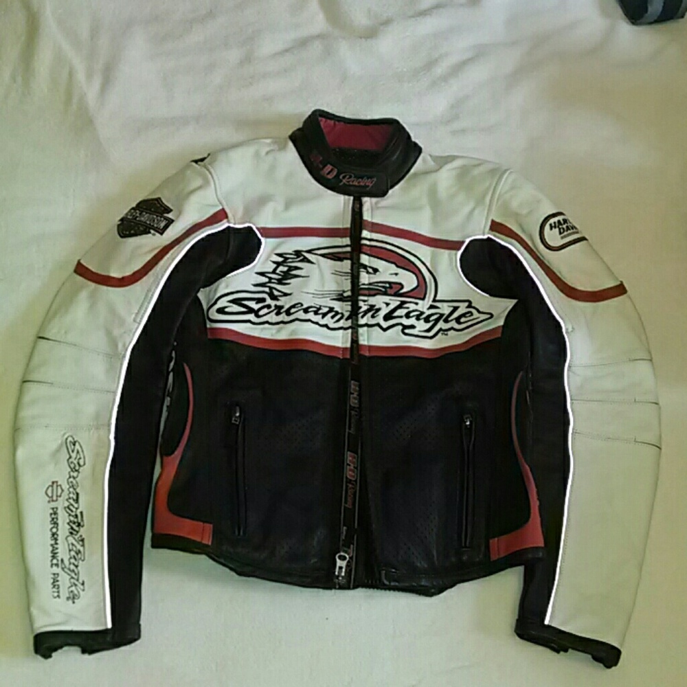 Harley Davidson Screaming Eagle riding jacket.
