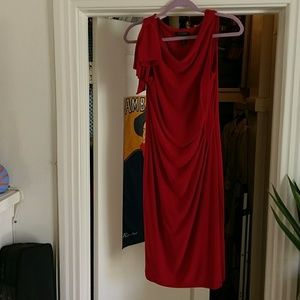 Ralph Lauren sleeveless evening dress