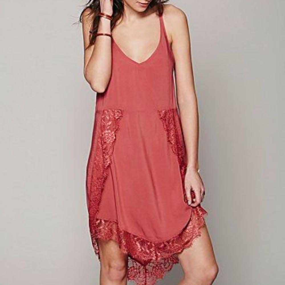 Free People Eyelashes Slip Dress XS