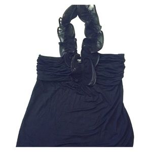 NWT Express ruffle halter top