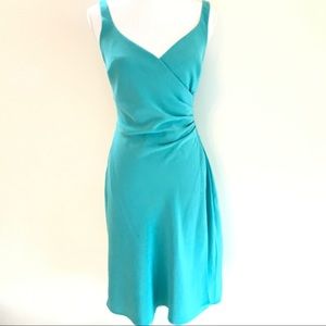 Ann Taylor Turquoise Cocktail Dress Sz 6