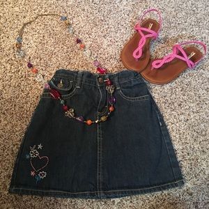 Girls Denim Skirt