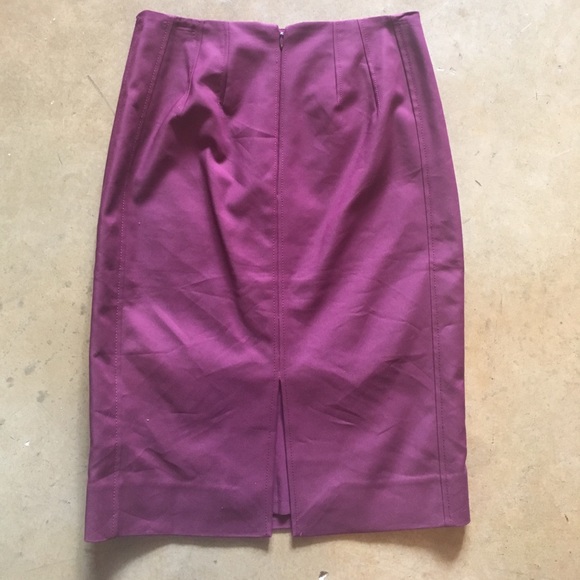 Purple Pencil Skirt WHBM - Picture 3 of 7