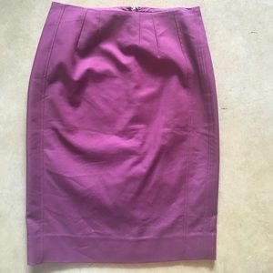 Purple Pencil Skirt WHBM