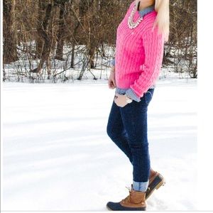 Lilly Pulitzer cable knit Gloria sweater