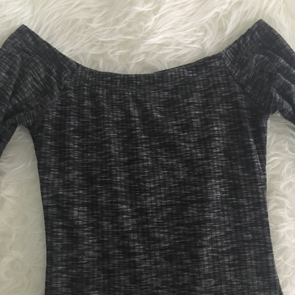 ✨Fashion Nova Off-Shoulder Ribbed Tunic Dress
