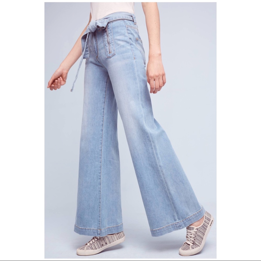 🎁Anthropologie Palazzo Ultra High-Rise Jean