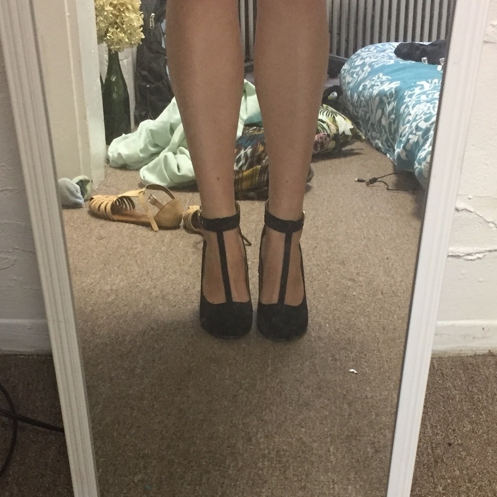 Black heels