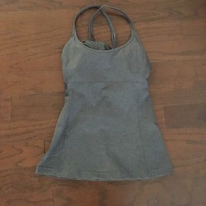 Alo yoga cross cross back top