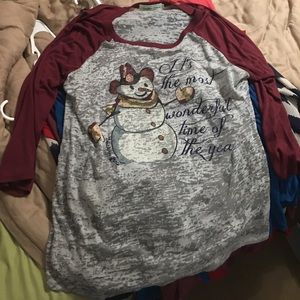 Baseball T Christmas shirt