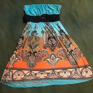 Body central strapless dress