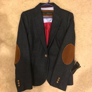 Patched Elbow Blazer