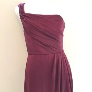 Jim Hjelm chiffon full length Dress Sz 12