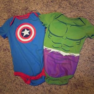 Superhero Onesie Set
