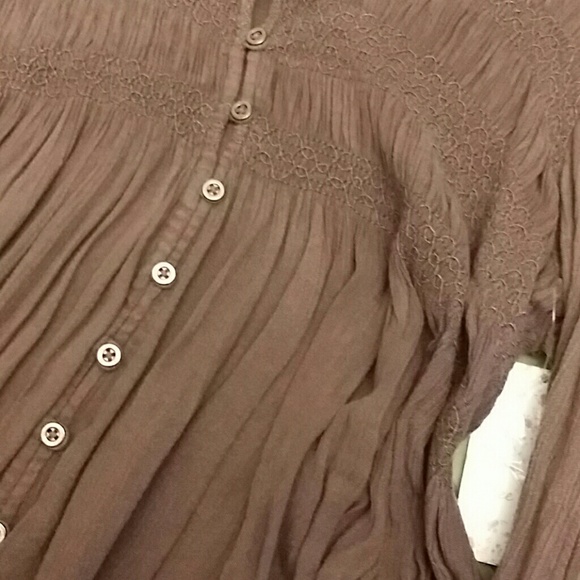 Free people plum aubergine top - Picture 3 of 7