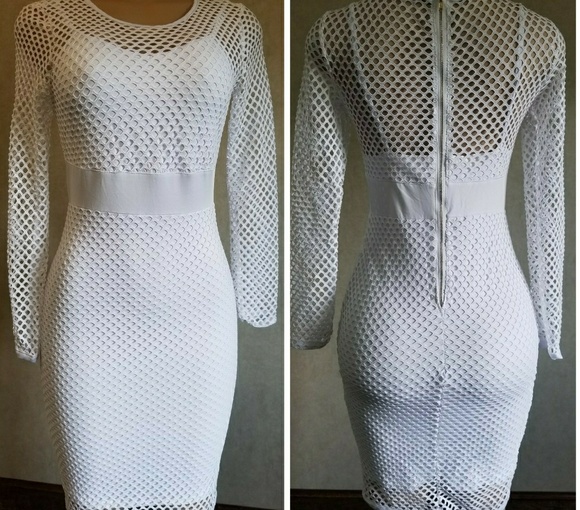 Final Price 🚨 fashion white dress new size L - Picture 2 of 3