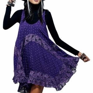 Free People Lace She Swings Slip XS