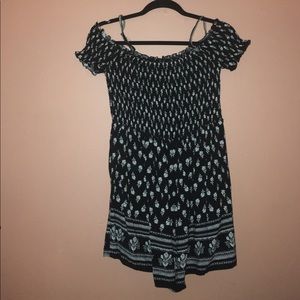 Off the shoulder romper