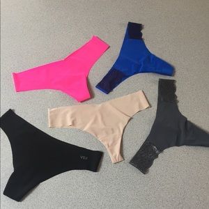 VSX Sport small and 4 pr small no show Thong