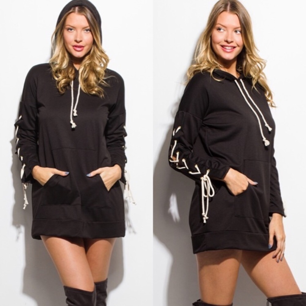 Black sweater dress