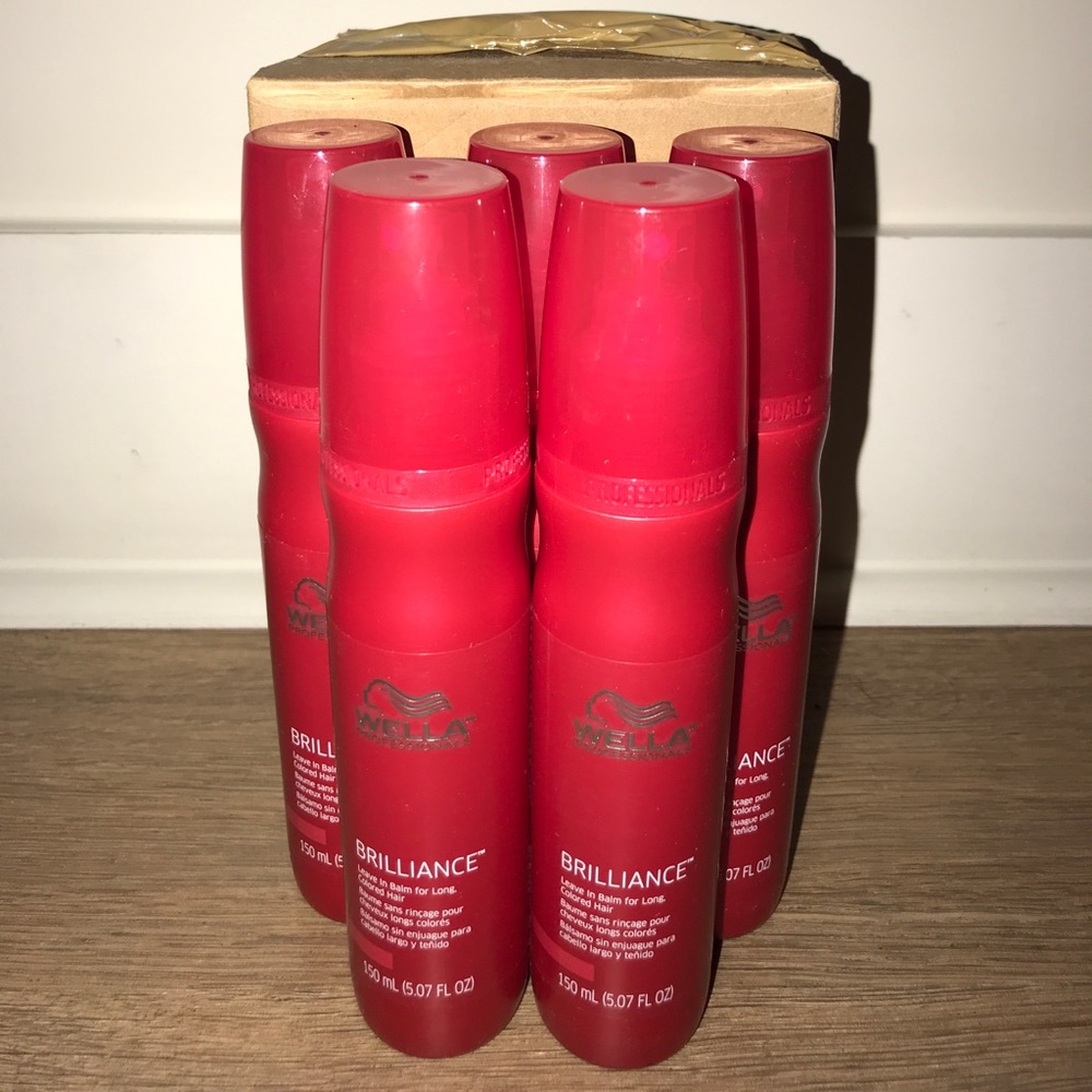 New Wella Brilliance LEAVE IN BALM FOR LONG HAIR