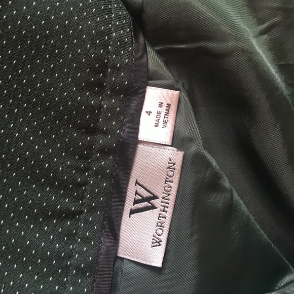 Green Dot Pencil Skirt - Picture 5 of 5