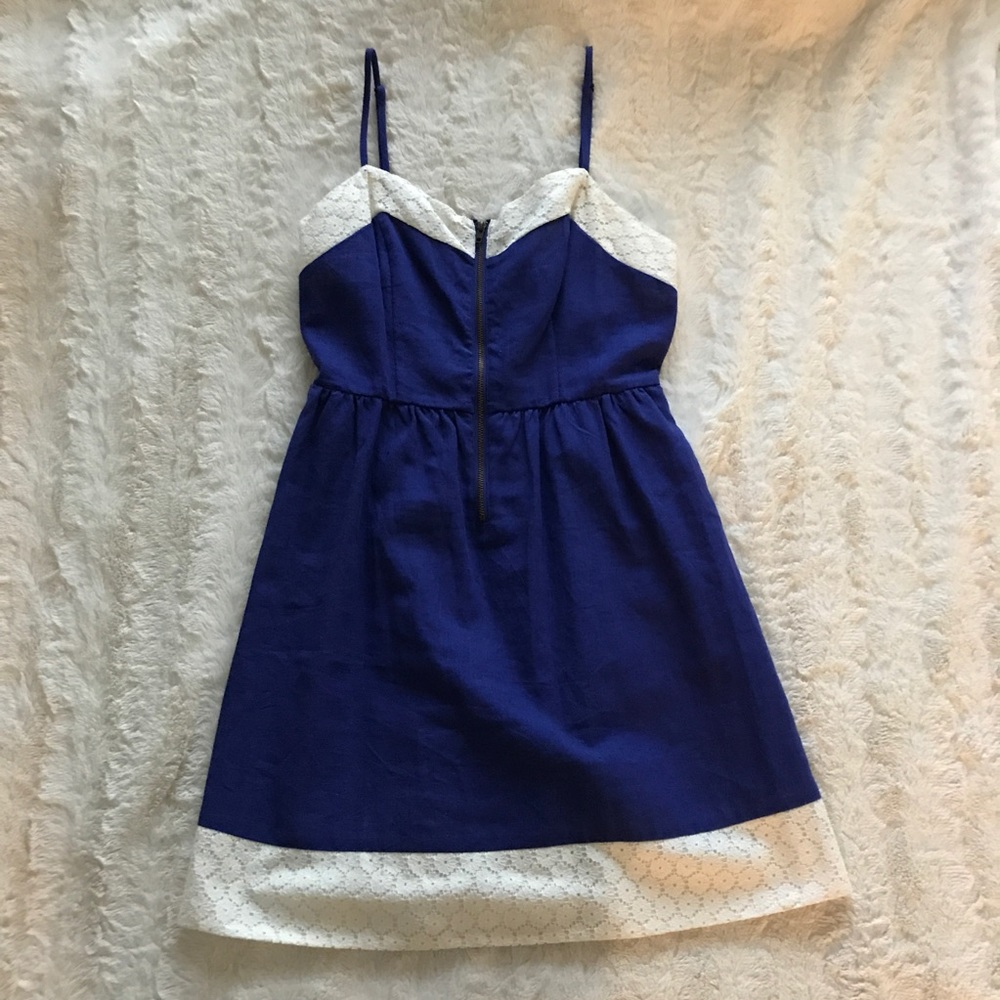 Casual Blue Feminine Dress