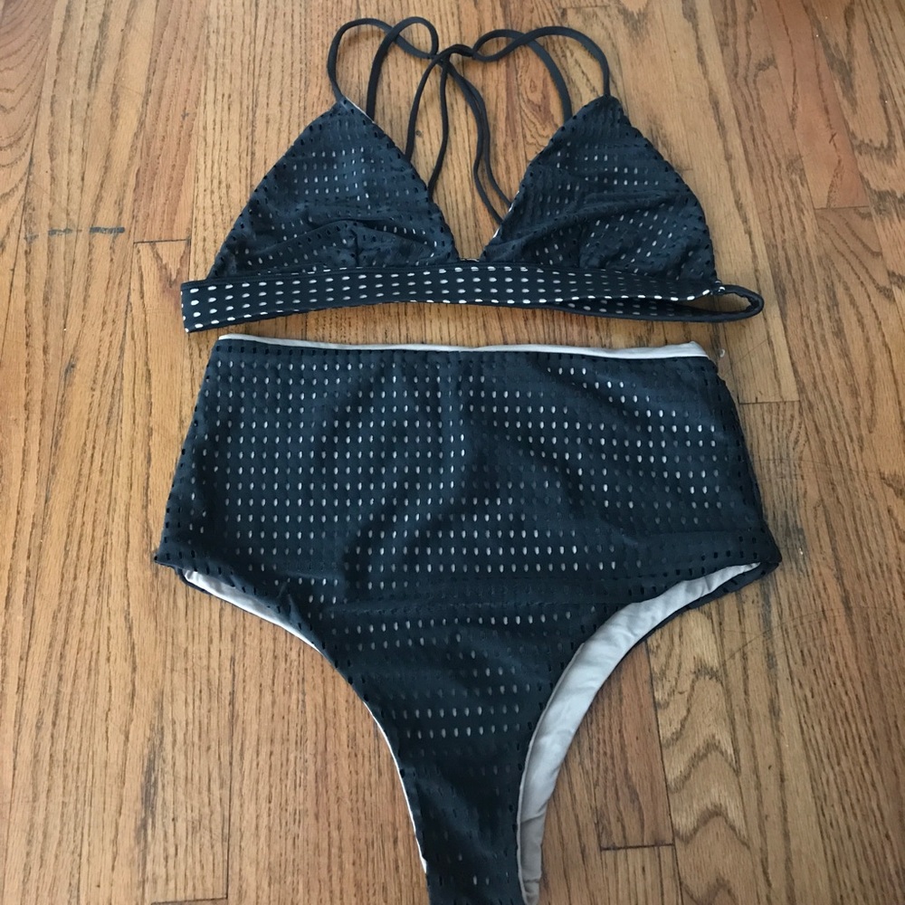Acacia swimwear storm mesh set