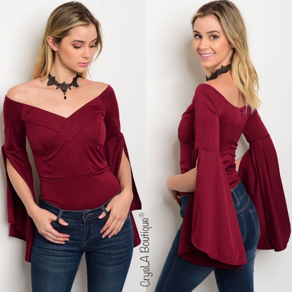 🎉SALE🎉✨Flutter Sleeve Body Suit✨