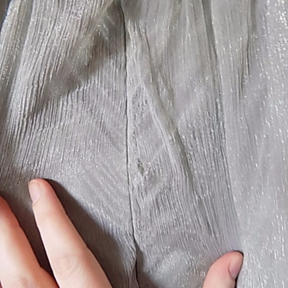 Grey and Silver Fitted Dress - Picture 3 of 3