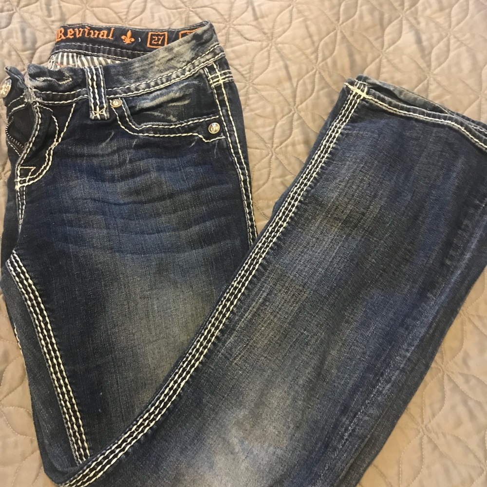 Revival bootcut jeans