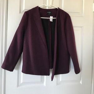 NWT Kate Spade Saturday Plum Wool Blazer