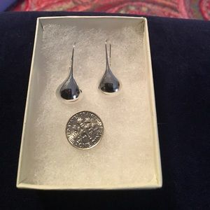 Sterling silver raindrops earrings