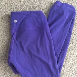 🌟SALE🌟Purple Wunder Under Lululemon Crops