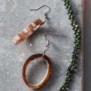 NITB Noonday Cow Horn Hoops