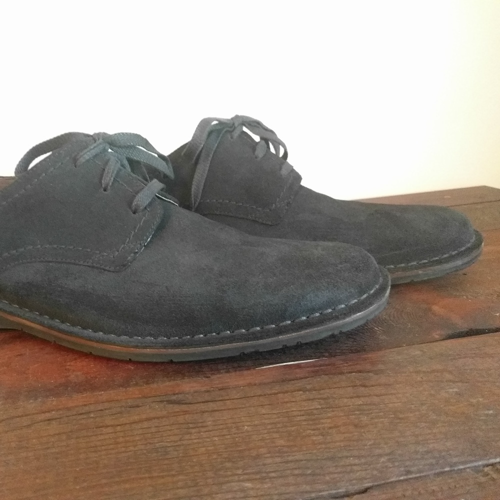 John Varvatos sz 13 Navy Mens Oxford