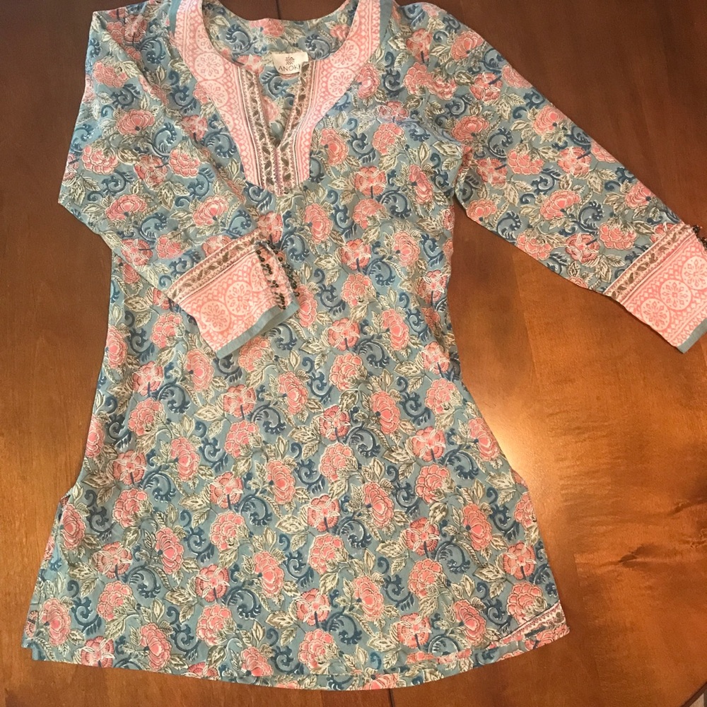 Anokhi Floral Print Tunic