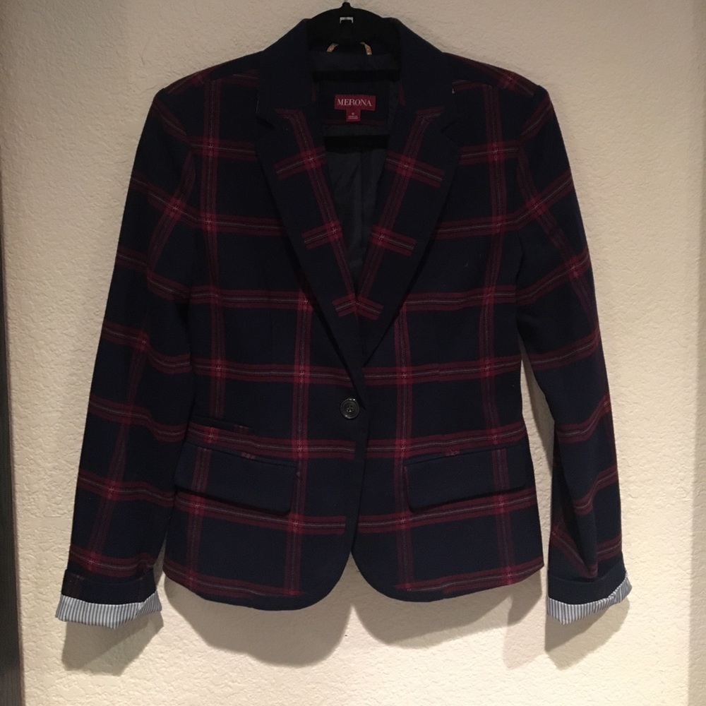 Plaid Blazer