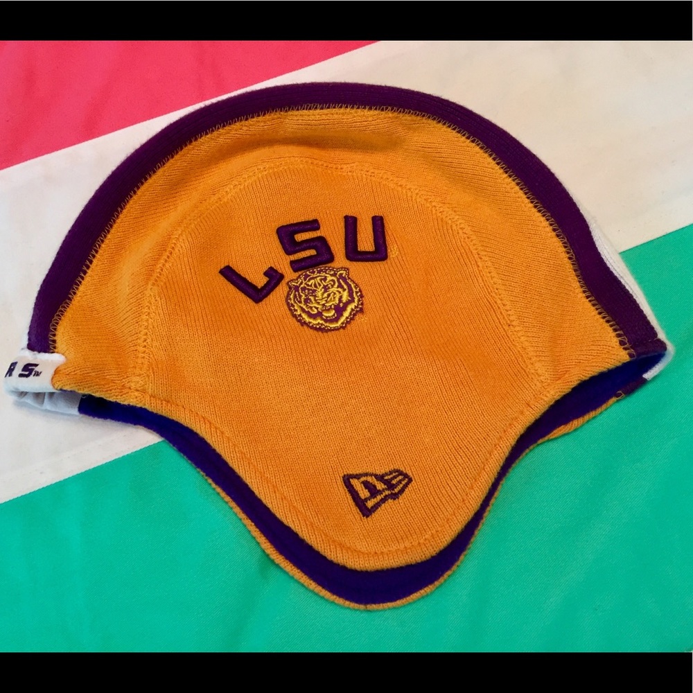 New Era Helmet Hat LSU
