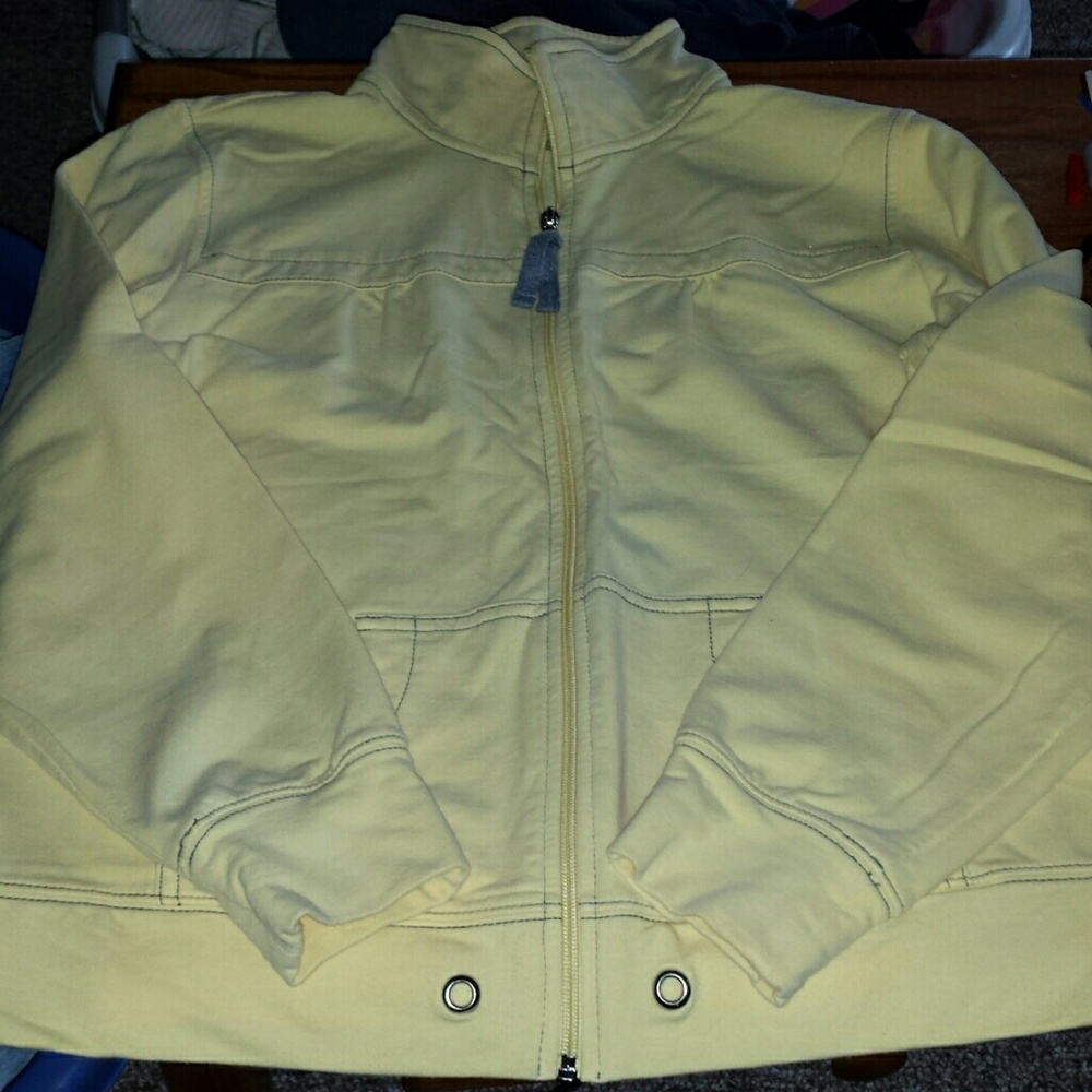 Full zipper ladies sweatshirt