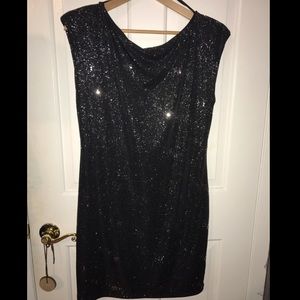 Glittery Black Dress