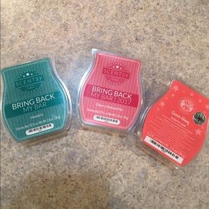 3 scentsy bars