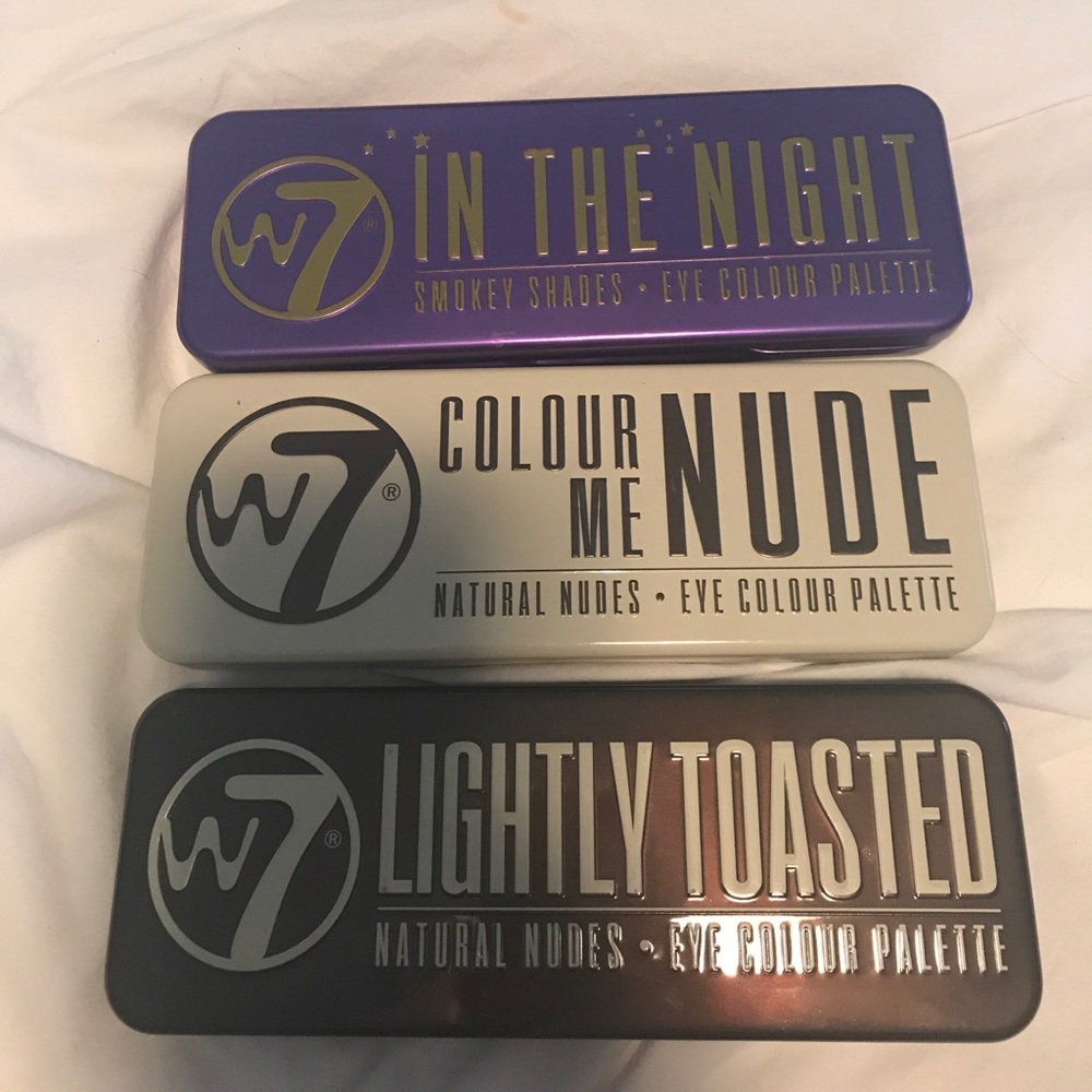 W7 eyeshadow palettes