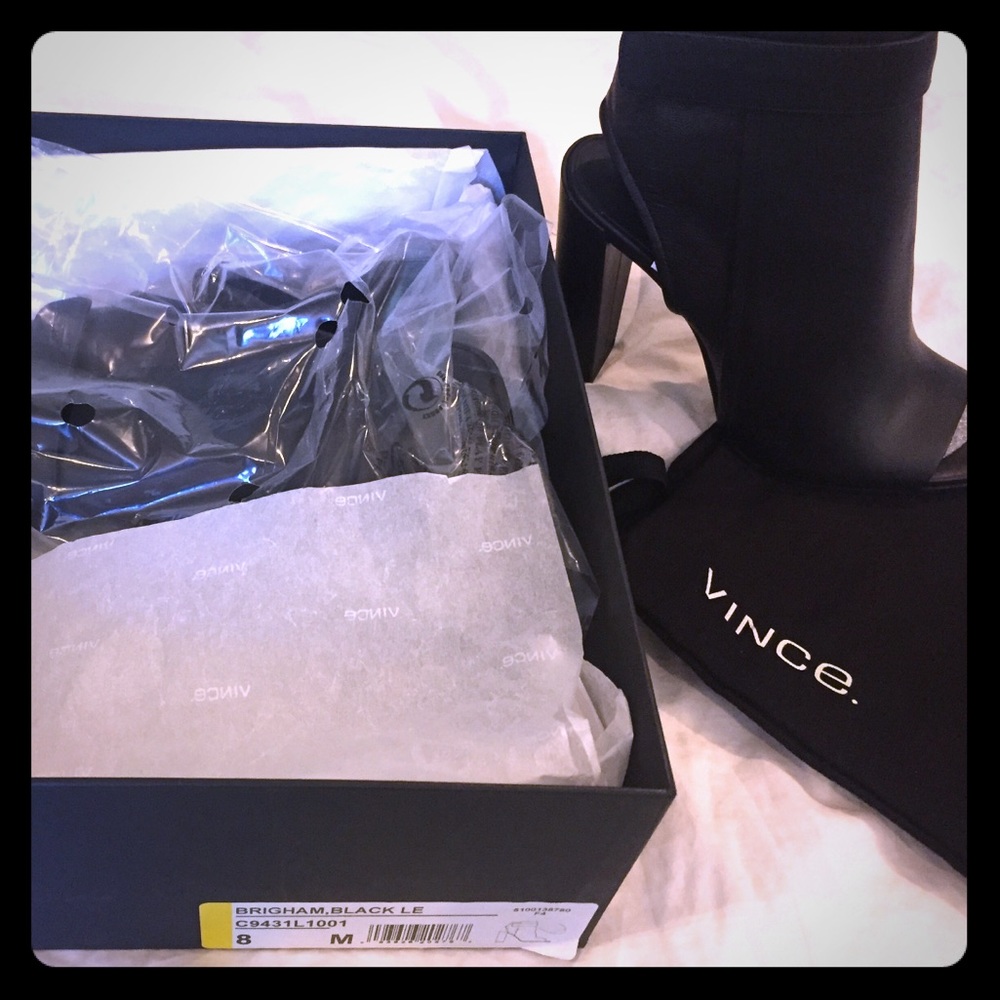 Vince Bringham Bootie in Black. Brand New.